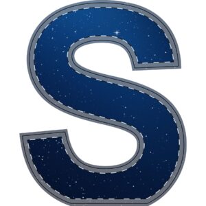 wooden freestanding letters spell stoner | starry sky home decor