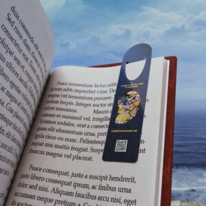 “the stoner’s travel guide to wisconsin” metal bookmark