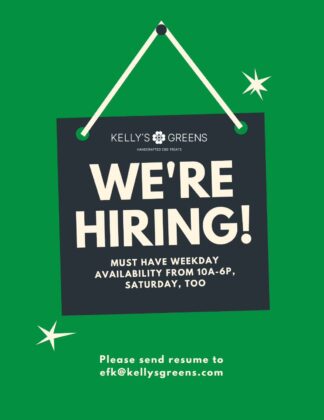 kellys green job posting 324x420