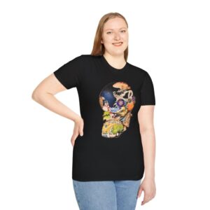 psychedelic road trip tee, Chamber of CannaBizgraphic t shirt artwork by travis messa